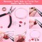 300 Pieces Bangle Bracelets Making Kit, Charm Bracelet Making Kit with Expandable Bangles, Charms, Jump Rings and Pliers for Jewelry Making Bangle Bracelets (with Gift Box and Tools)